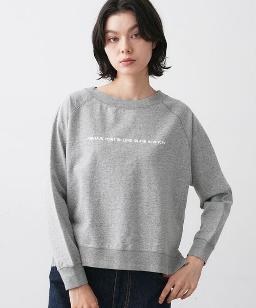 Dessin / デッサン カットソー | 【洗える】ラグラン切り替えミニロゴカットソー | 詳細5