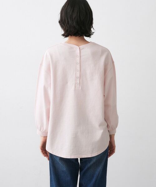 Dessin / デッサン カットソー | 【360度可愛い・洗える】バックヘンリーカットソー | 詳細15