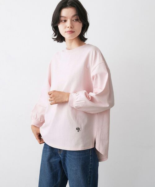 Dessin / デッサン カットソー | 【360度可愛い・洗える】バックヘンリーカットソー | 詳細9