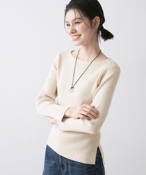 Dessin / デッサン ニット・セーター | リブニット(ホワイト(002))