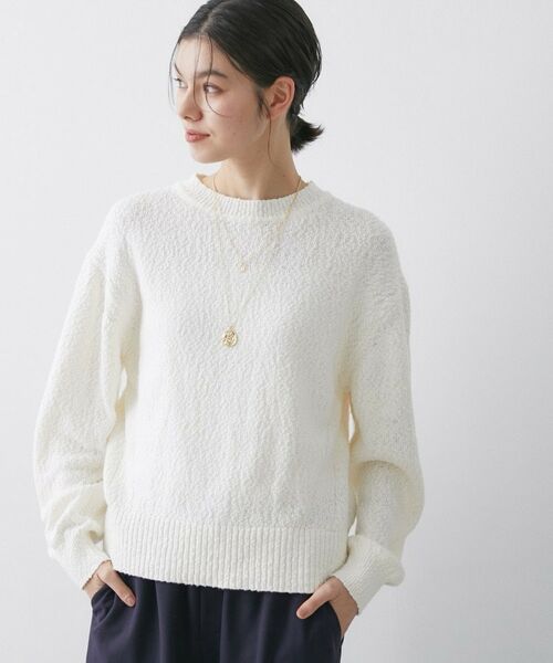 Dessin / デッサン ニット・セーター | 【洗える】ローゲージコットンニット | 詳細2