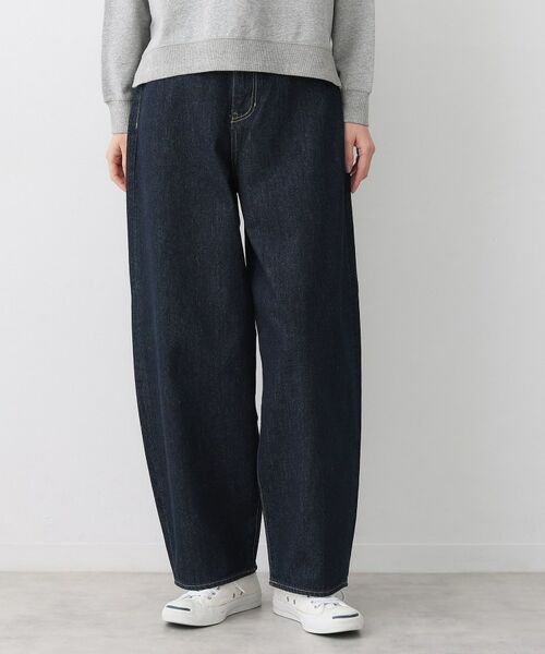 Dessin / デッサン パンツ | 【洗える】ワイドカーブシルエット12OZデニム（ネイビー(094)）