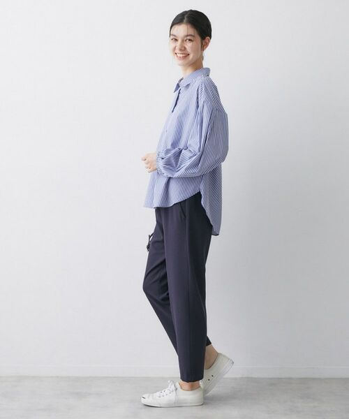 Dessin / デッサン ショート・ハーフ・半端丈パンツ | 【帯電防止/洗える】ストレッチツイルテーパードパンツ | 詳細11