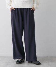 Dessin / デッサン パンツ | 【帯電防止/洗える】ストレッチツイルワイドパンツ