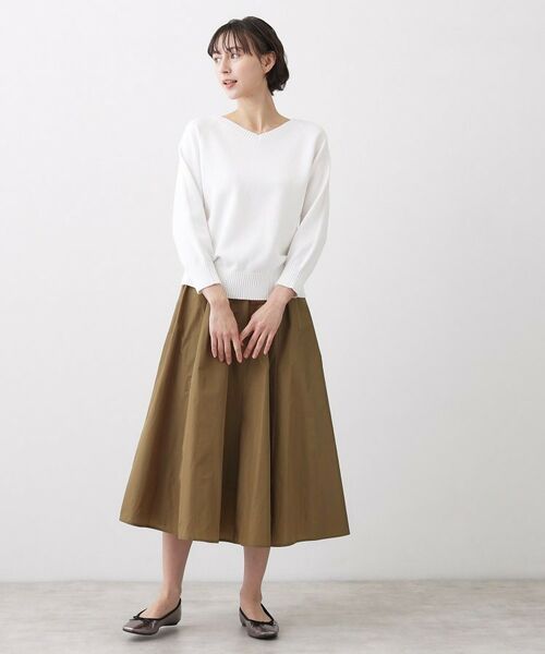 Dessin / デッサン ロング・マキシ丈スカート | メモリータフタスカート | 詳細7