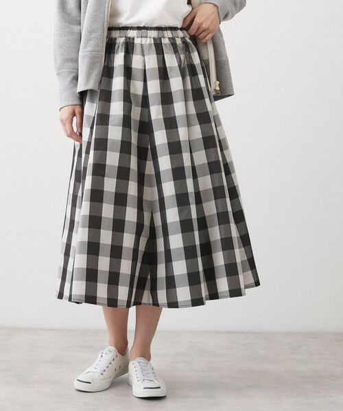 Dessin / デッサン ロング・マキシ丈スカート | メモリータフタスカート（ブラック(219)）