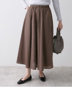 Dessin / デッサン ロング・マキシ丈スカート | TCストライプフレアスカート