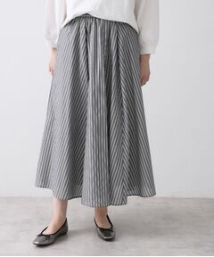 Dessin / デッサン ロング・マキシ丈スカート | TCストライプフレアスカート