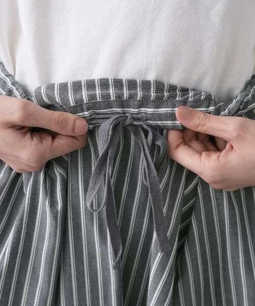 Dessin / デッサン ロング・マキシ丈スカート | TCストライプフレアスカート | 詳細17