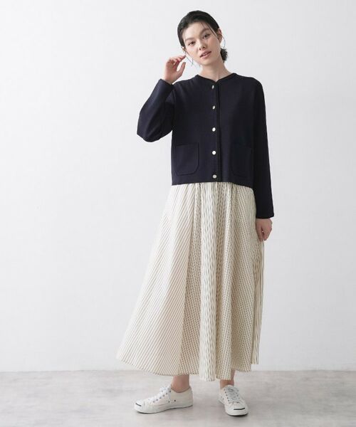 Dessin / デッサン ロング・マキシ丈スカート | TCストライプフレアスカート | 詳細2