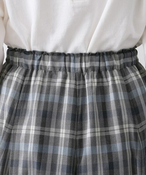 Dessin / デッサン ロング・マキシ丈スカート | 【ウエストゴム/洗える】映えチェック柄スカート | 詳細20