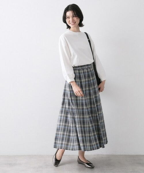 Dessin / デッサン ロング・マキシ丈スカート | 映えチェックスカート | 詳細3