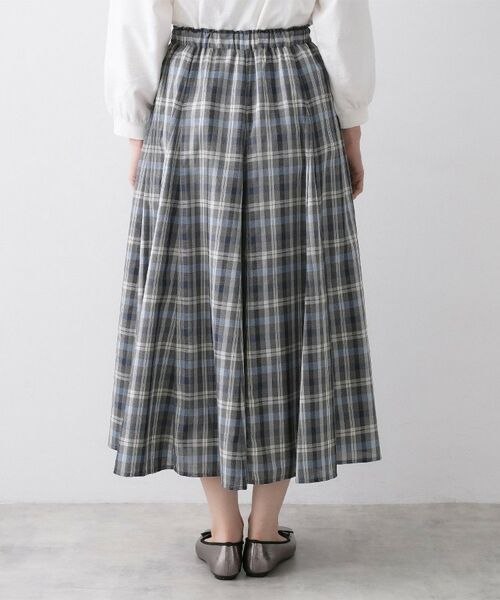 Dessin / デッサン ロング・マキシ丈スカート | 【ウエストゴム/洗える】映えチェック柄スカート | 詳細30