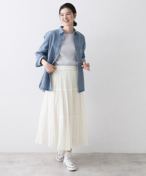 Dessin / デッサン ロング・マキシ丈スカート | インドコットンスカート | 詳細3