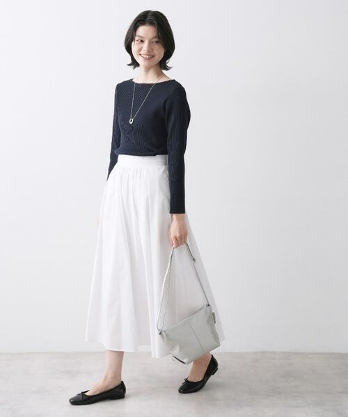 Dessin / デッサン ロング・マキシ丈スカート | 高密度フレアスカート | 詳細2