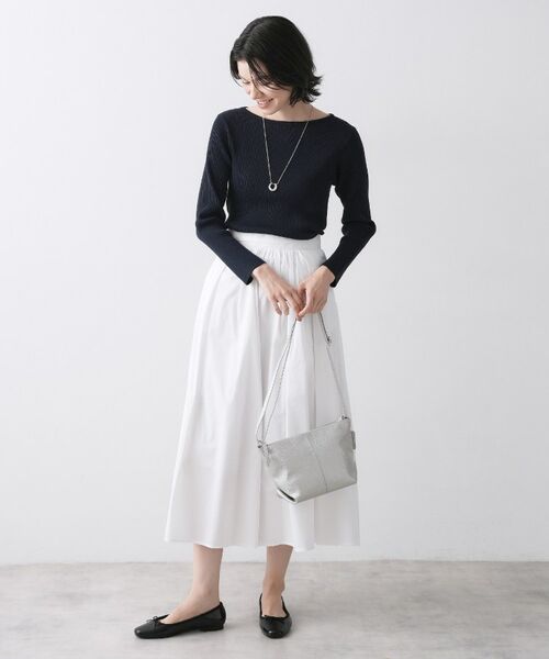 Dessin / デッサン ロング・マキシ丈スカート | 高密度フレアスカート | 詳細3