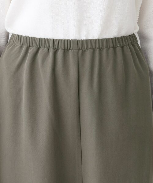 Dessin / デッサン ロング・マキシ丈スカート | 【ウエストゴム/洗える】フィブリルソフトAラインスカート | 詳細12
