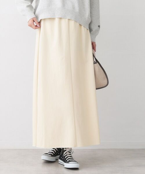 Dessin / デッサン ロング・マキシ丈スカート | 【ウエストゴム/洗える】フィブリルソフトAラインスカート | 詳細2