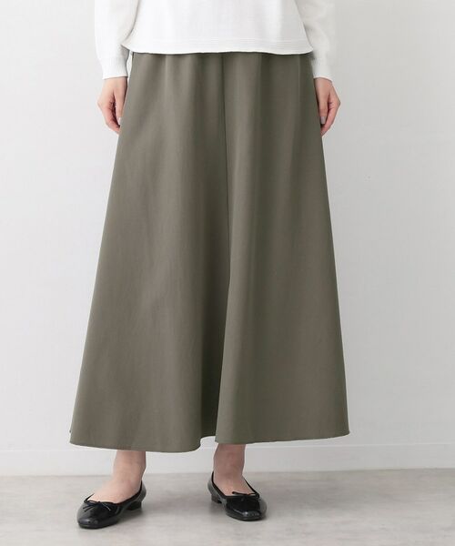 Dessin / デッサン ロング・マキシ丈スカート | 【ウエストゴム/洗える】フィブリルソフトAラインスカート | 詳細5