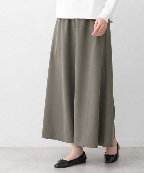 Dessin / デッサン ロング・マキシ丈スカート | 【ウエストゴム/洗える】フィブリルソフトAラインスカート | 詳細6