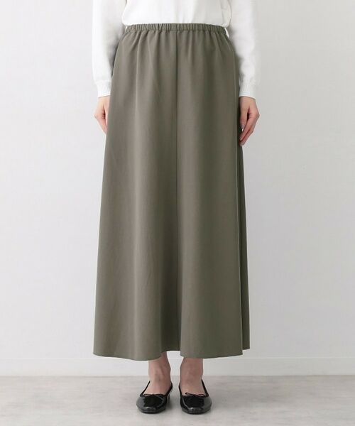 Dessin / デッサン ロング・マキシ丈スカート | 【ウエストゴム/洗える】フィブリルソフトAラインスカート | 詳細9
