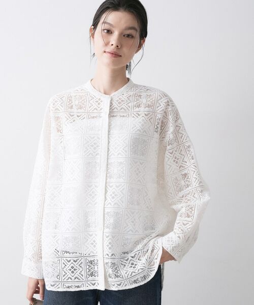 Dessin / デッサン シャツ・ブラウス | スクエアレースシャツ | 詳細2