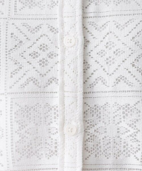 Dessin / デッサン シャツ・ブラウス | スクエアレースシャツ | 詳細4