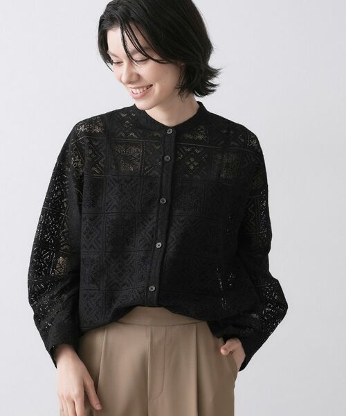 Dessin / デッサン シャツ・ブラウス | スクエアレースシャツ | 詳細5