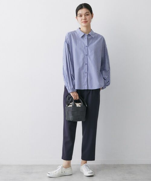 Dessin / デッサン シャツ・ブラウス | 【洗える】バルーンスリーブバンドカラーシャツ | 詳細11