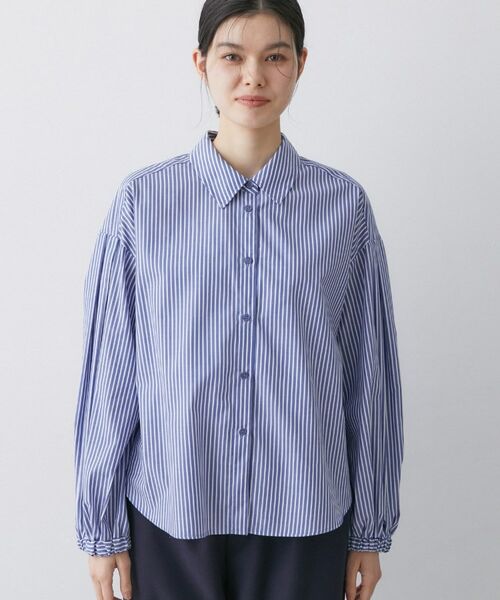 Dessin / デッサン シャツ・ブラウス | 【洗える】バルーンスリーブバンドカラーシャツ | 詳細13