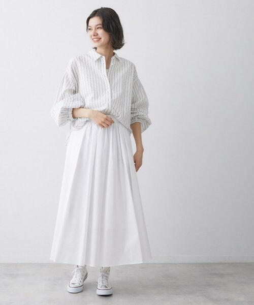 Dessin / デッサン シャツ・ブラウス | 【洗える】バルーンスリーブバンドカラーシャツ | 詳細2