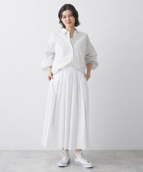 Dessin / デッサン シャツ・ブラウス | 【洗える】バルーンスリーブバンドカラーシャツ | 詳細3