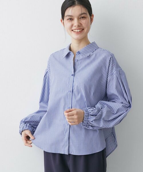 Dessin / デッサン シャツ・ブラウス | 【洗える】バルーンスリーブバンドカラーシャツ | 詳細9