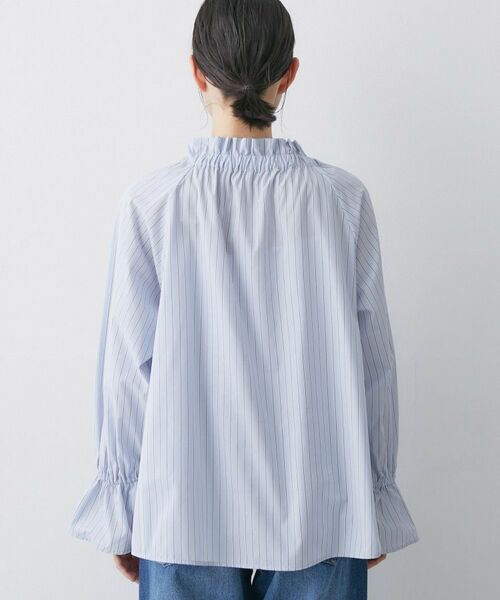 Dessin / デッサン シャツ・ブラウス | 【洗える】フリルボウタイストライプブラウス | 詳細15