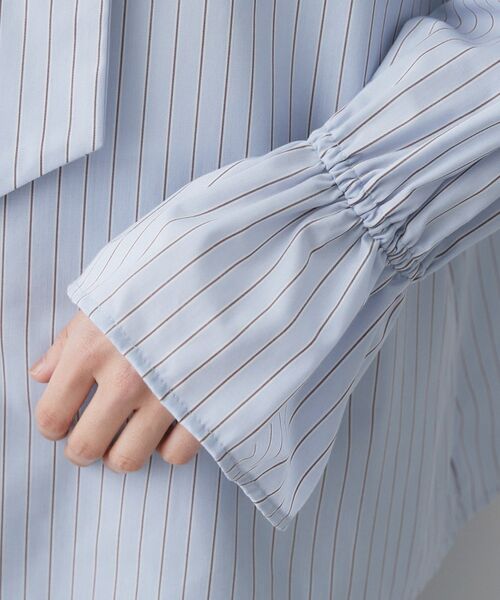 Dessin / デッサン シャツ・ブラウス | 【洗える】フリルボウタイストライプブラウス | 詳細19