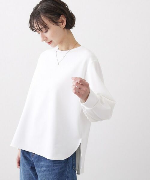 Dessin / デッサン シャツ・ブラウス | ジョーゼットTシャツブラウス（ホワイト(002)）