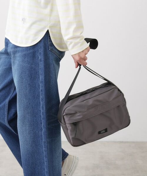 Dessin / デッサン ショルダーバッグ | 【軽量】ポリエステルショルダーバッグ（チャコールグレー(014)）