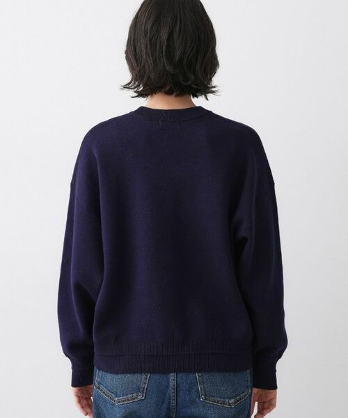 Dessin / デッサン ニット・セーター | 【ユニセックス/洗える】ロゴ刺繍入りコットンジャカード | 詳細15