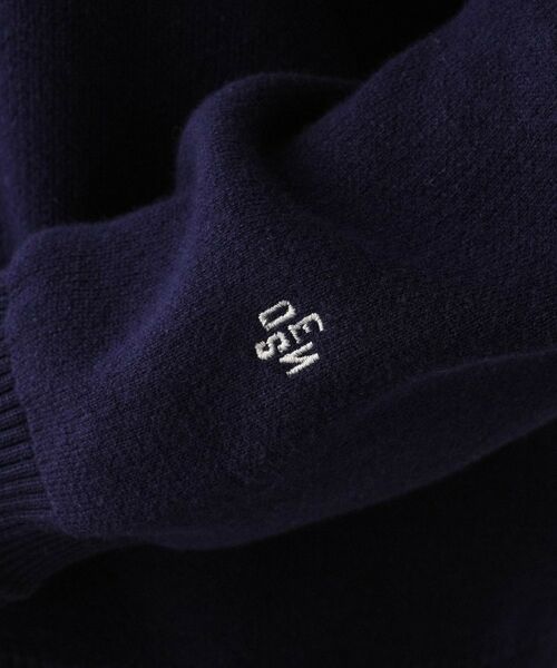 Dessin / デッサン ニット・セーター | 【ユニセックス/洗える】ロゴ刺繍入りコットンジャカード | 詳細18