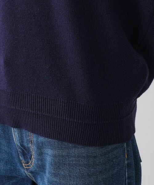 Dessin / デッサン ニット・セーター | 【ユニセックス/洗える】ロゴ刺繍入りコットンジャカード | 詳細19