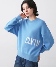 Dessin / デッサン ニット・セーター | 【ユニセックス/洗える】ロゴコットンジャカード