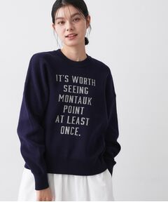 Dessin / デッサン ニット・セーター | 【ユニセックス/洗える】ロゴコットンジャカード