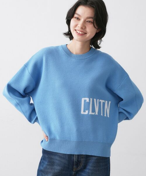 Dessin / デッサン ニット・セーター | 【ユニセックス/洗える】ロゴコットンジャカード | 詳細1