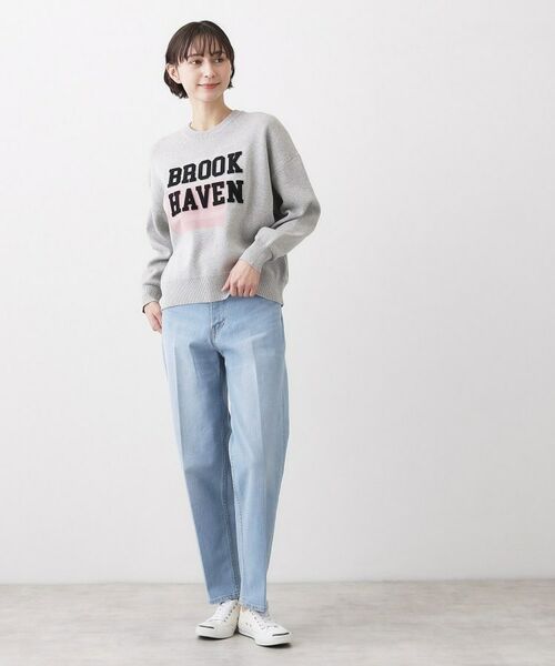 Dessin / デッサン ニット・セーター | 【ユニセックス/洗える】ロゴコットンジャカード | 詳細11