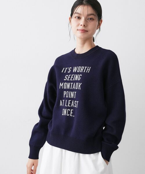 Dessin / デッサン ニット・セーター | 【ユニセックス/洗える】ロゴコットンジャカード | 詳細6