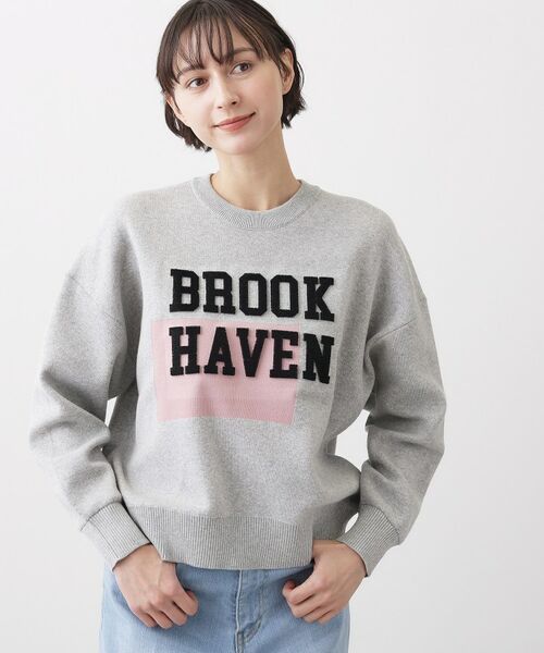 Dessin / デッサン ニット・セーター | 【ユニセックス/洗える】ロゴコットンジャカード | 詳細9