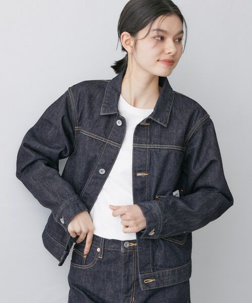 Dessin / デッサン Gジャン・デニムジャケット | セルヴィッジデニムジャケット（ネイビー(094)）