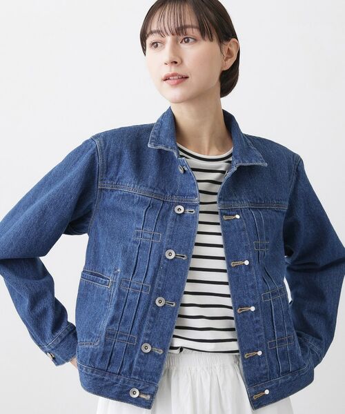 Dessin / デッサン Gジャン・デニムジャケット | リバーシブルデニムジャケット（ブルー(092)）