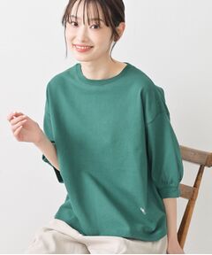 Dessin / デッサン カットソー | 【新色追加／360度可愛い】バックヘンリーカットソー5分袖