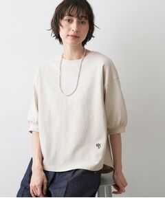 Dessin / デッサン カットソー | 【360度可愛い・洗える】バックヘンリーカットソー5分袖